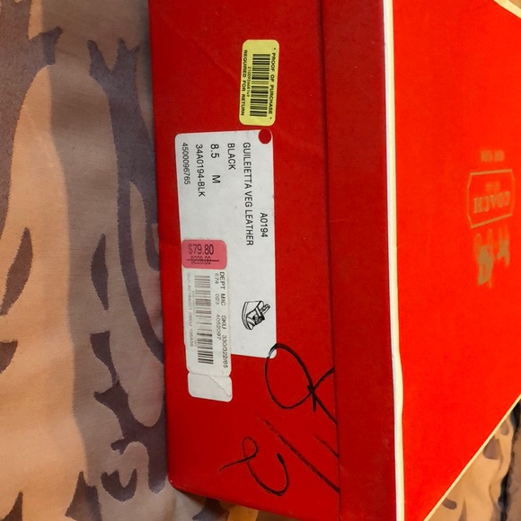 ❤️SOLD❤️ Coach Leather Wedges - Picture 2 of 6